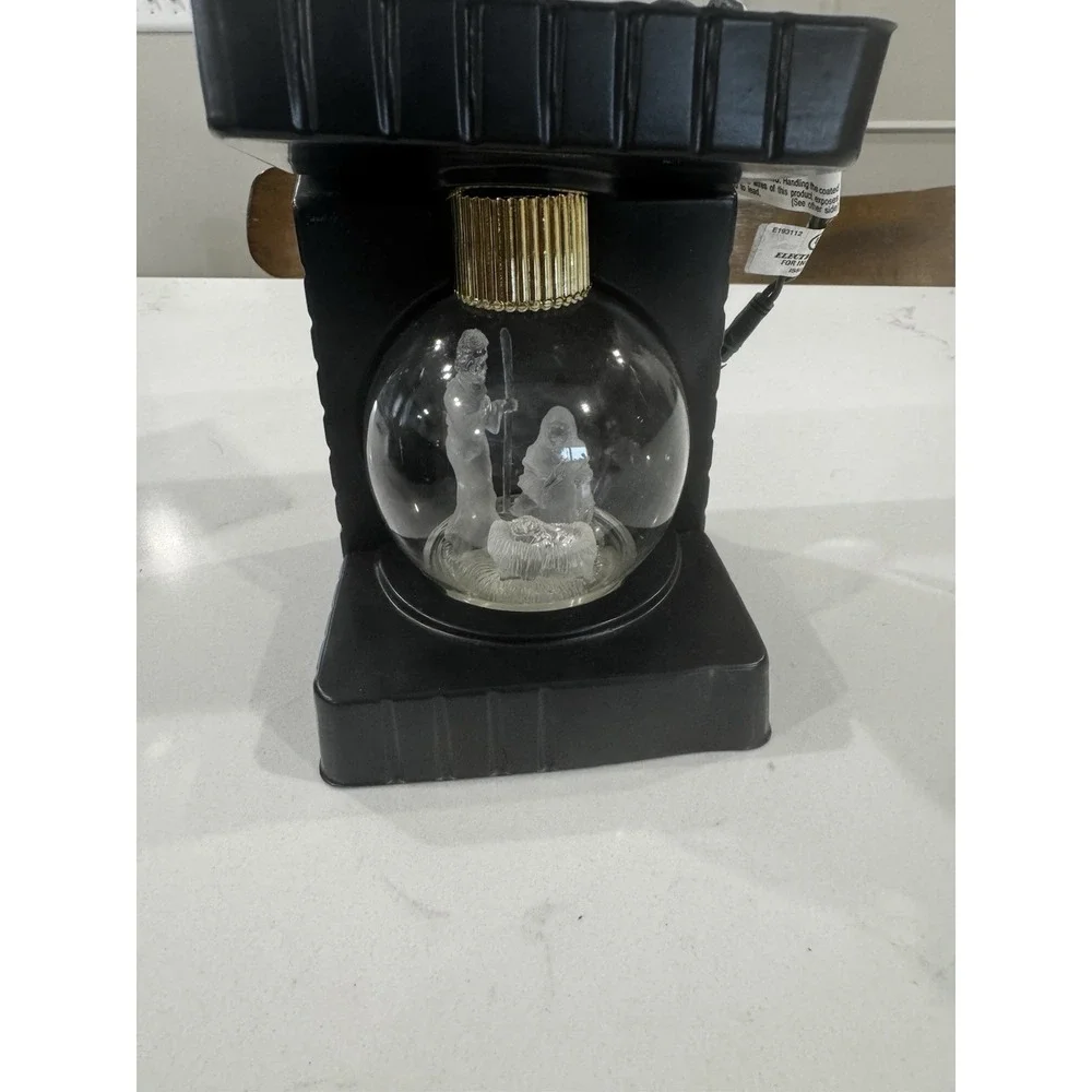 Illuminated Fine‎ Glass Ornament Powered by Your Light Set